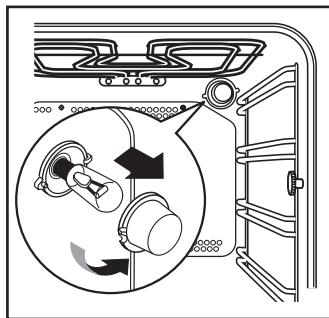 FAURE FOB 571 NOIR - Remplacement de la lampe du four - 2
