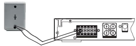 THOMSON DPL917VD - Branchement des Enceintes - 2