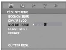 THOMSON DPL917VD - MOT DE PASSE et CLASSMENT - 1