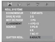 THOMSON DPL917VD - MOT DE PASSE et CLASSMENT - 2