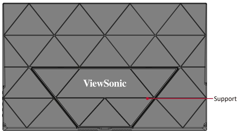 VIEWSONIC VX1755 - Vue arrêté et latérale droite - 2