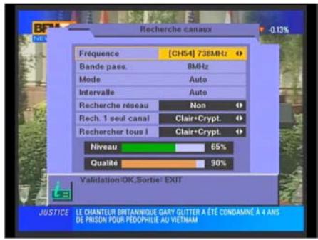 CGV PREMIO DT3 NOIR - «Fréquence TP» : Choix du canal VHF/UHF - 3