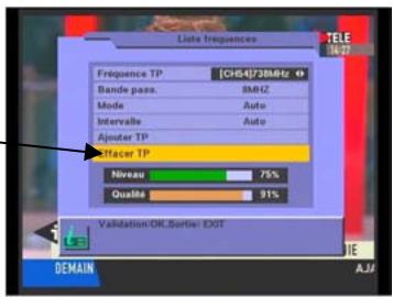 CGV PREMIO DT3 NOIR - Naviguer dans les écrons de configuration - 7