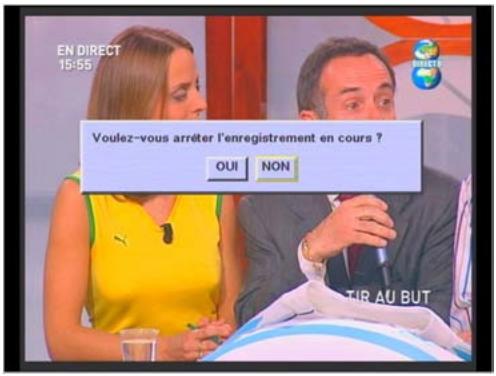 CGV PREMIO DT3 NOIR - Arrêt Mode Enregistrement (Déverrouillage Tuner B) - 1