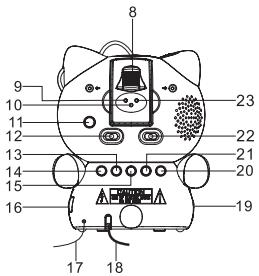 HELLO KITTY KT2064 - FONCTIONS ET COMMANDES - 3