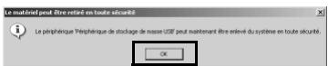 PENTAX Browser_3 - Mettez l'appareil hors tension et débranche le cable USB de l'ordinateur et de l'appareil. - 5
