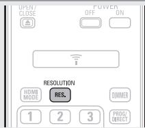 DENON DBP2012SILVERPREMIUM - Appuyez sur RESOLUTION en fonction de la résolution du téléviseur connecté (page 25). - 1