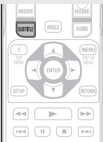 DENON DBP2012SILVERPREMIUM - Appuyez sur SUBTITLE pendant la lecture. - 2