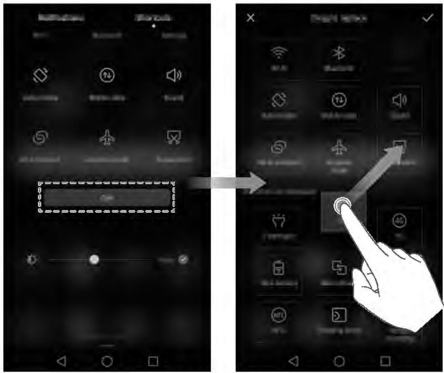 HUAWEI P9 Lite Gold - Panneau de notification - 2