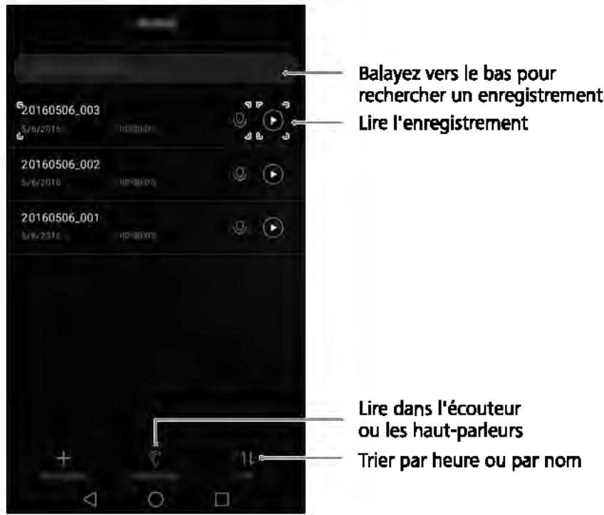 HUAWEI P9 Lite Gold - Lire un enregistrement - 1