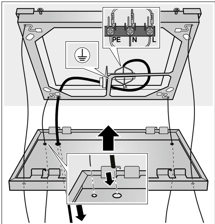 NEFF i38KHV2SO - Installer le capot du cadre - 1