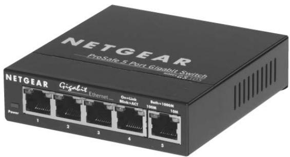 NETGEAR GS105GE - Commutateur Gigabit Ethernet ProSafe à 5 ports GS105v4 - 1