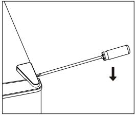 PROLINE DD205SL - INVERSION DU SENS D'OUVERTURE DE LA PORTE - 1