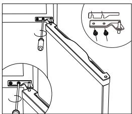 PROLINE DD205SL - INVERSION DU SENS D'OUVERTURE DE LA PORTE - 3