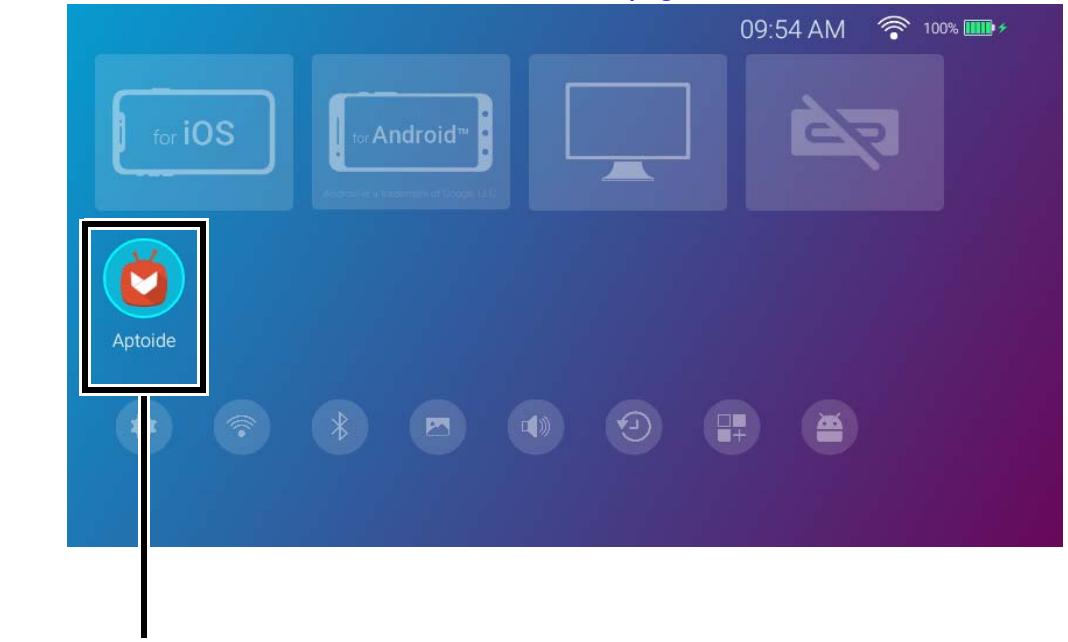 BENQ NC - Utiliser les raccourcis des applis - 1