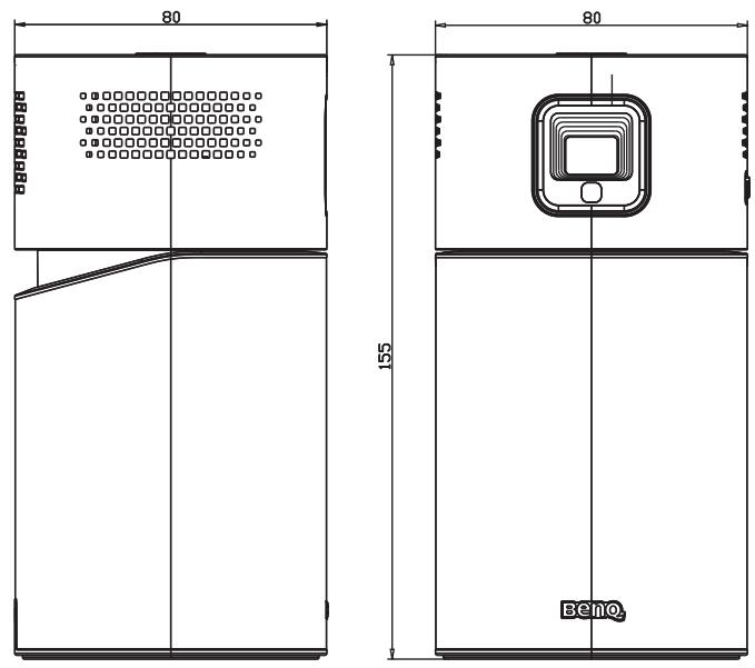 BENQ NC - Dimensions - 1