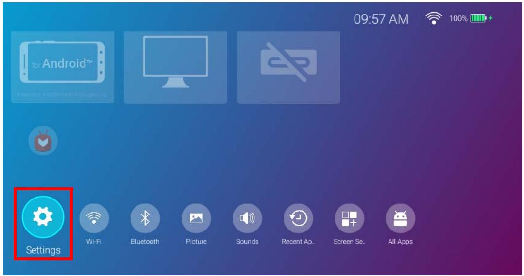 BENQ NC - À propos du menu Paramètres - 2