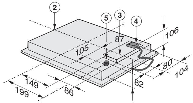 MIELE CS 10116 - Distance de sécurité en cas d'habillage de niche - 6