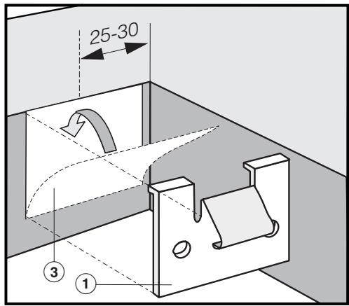 MIELE CS 10116 - Découpe du plan de travail - trois apparèils - 6