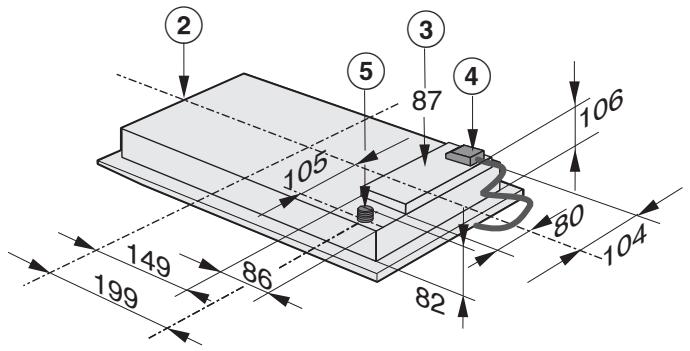 MIELE CS 10116 - Distance de sécurité en cas d'habillage de niche - 4