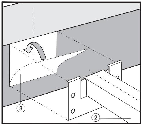 MIELE CS 10116 - Découpe du plan de travail - trois apparèils - 7