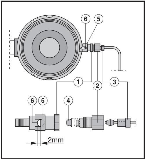 MIELE CS 10116 - Remplacement de l'injecteur du brû-leur interieur - 1