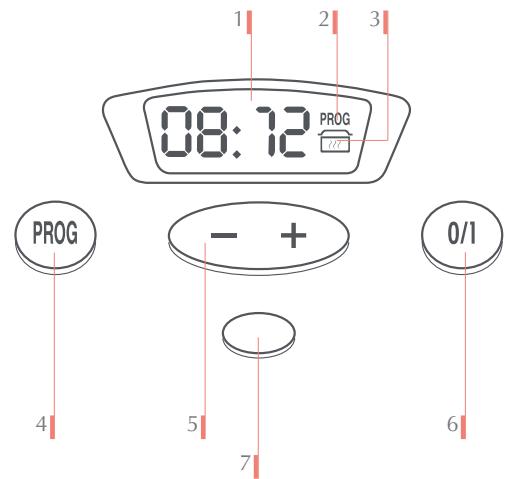 SEB 615500 - Programmateur électronique (selon modulo) - 1