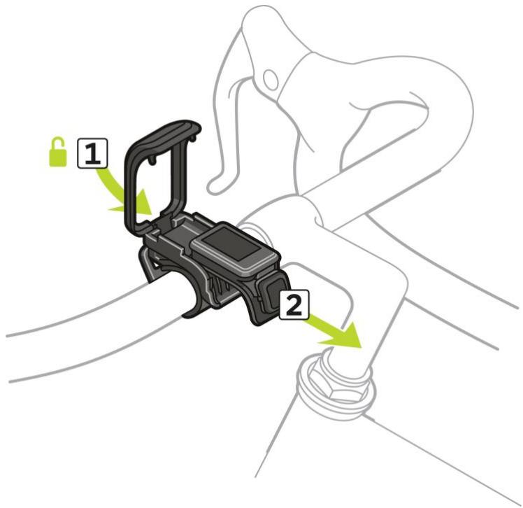 TOMTOM SPARK3FINBH - Retirer votre montre du support - 1