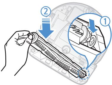 SAMSUNG SR20K9350W - Nettoyage de la Brosse spéciale poils d'animaux - 4