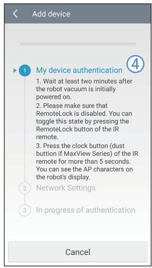SAMSUNG SR20K9350W - Enregistrement du produit (configuration facile) - 4