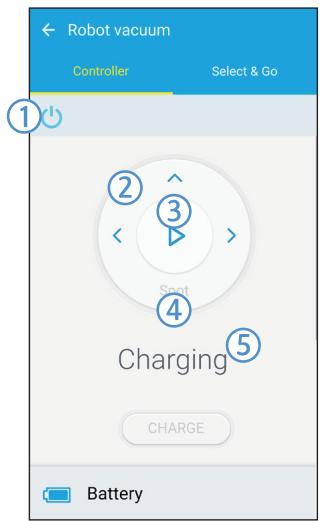 SAMSUNG SR20K9350W - Contrôle du POWERbot - 1