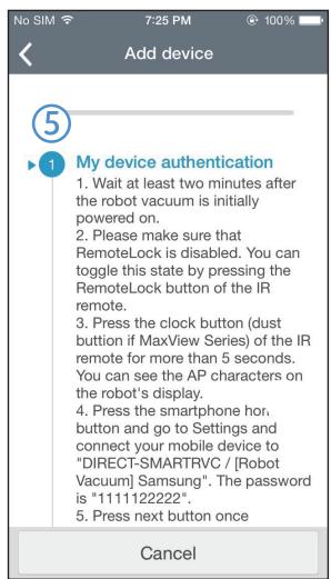 SAMSUNG SR20K9350W - Enregistrement du produit (configuration facile) - 12