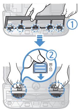 SAMSUNG SR20K9350W - Nettoyage de la Brosse spéciale poils d'animaux - 5