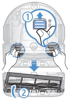 SAMSUNG SR20K9350W - Nettoyage de la Brosse spéciale poils d'animaux - 1