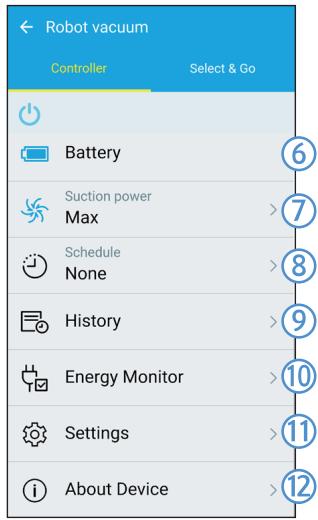 SAMSUNG SR20K9350W - Contrôle du POWERbot - 2