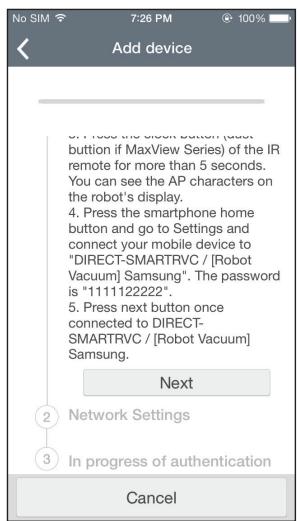 SAMSUNG SR20K9350W - Enregistrement du produit (configuration facile) - 13