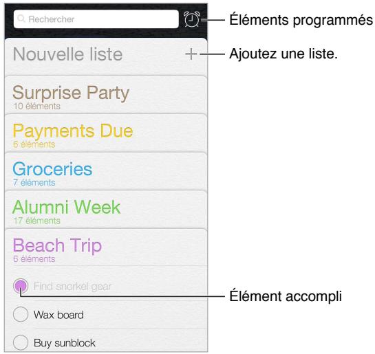 APPLE IPHONE 5C 8GO JAUNE - Utiliser les notes sur plusieurs comptes - 2