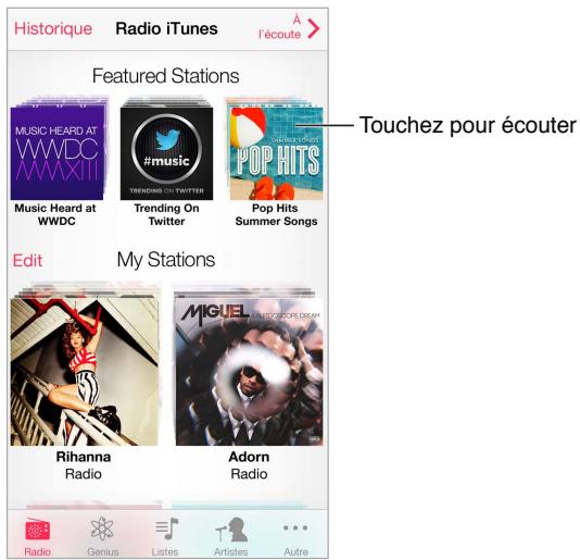 APPLE IPHONE 5C 8GO JAUNE - iTunes Radio - 1