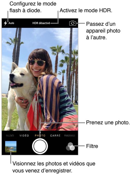 APPLE IPHONE 5C 8GO JAUNE - Appareil photo en un coup d'oeil - 2