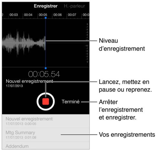 APPLE IPHONE 5C 8GO JAUNE - Dictaphone en un coup d'oeil - 1