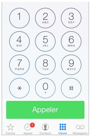 APPLE IPHONE 5C 8GO JAUNE - Passer un appel - 1