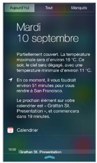 APPLE IPHONE 5C 8GO JAUNE - Centre de notifications - 1