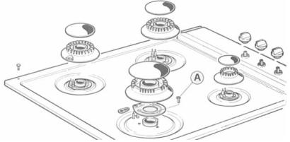 SMEG SE 64S - Enlèvement de la table (modèles avec panneau de commandes séparable) - 1