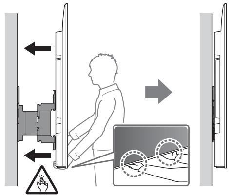 SONY SU-WL850 - Leun nicht op en hang nicht aan de tv. - 11