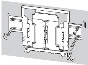 SONY SU-WL850 - Instale o Suporte de parede com firmeza seguido as indentacoes destemanual de instruções. - 1