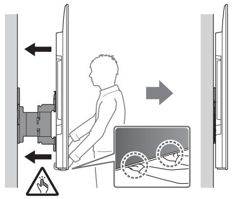 SONY SU-WL850 - Installazione del teilevisore a parete - 7