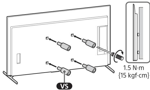 SONY SU-WL850 - Installing the TV to the Wall from Table-Top Stand - 3