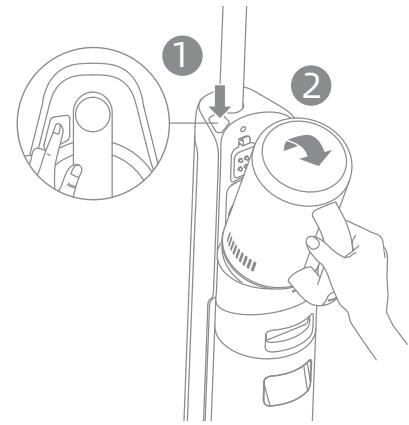 DREAME BALAIM12 - Utilisation comme aspirateur à main - 1