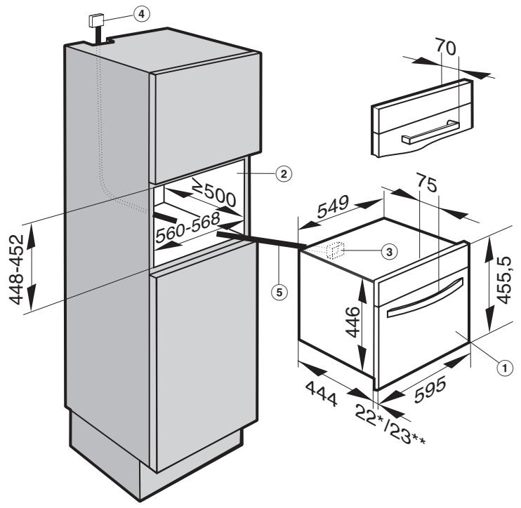 MIELE DG 5060 - Encastrement dans une armoire - 1