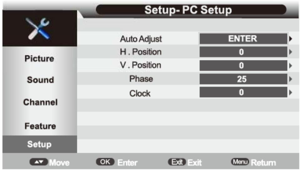 BRANDT B2441WHD - Configuration PC (dans le mode PC uniquement) - 1